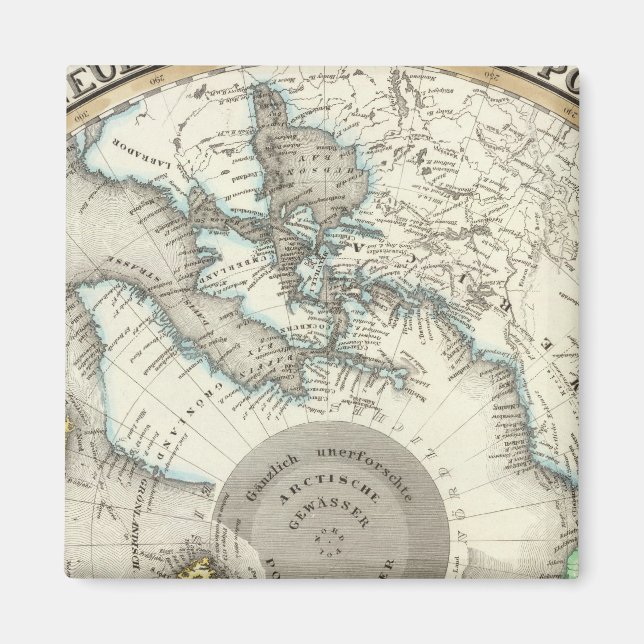 Arctic, Northern Hemisphere Magnet (Front)