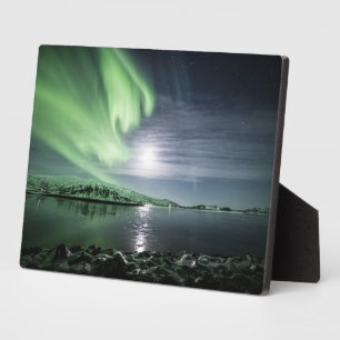 Arctic Northern Lights Photo Plaque