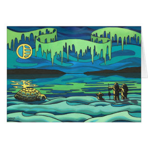 Arctic Painting Blank Card Beautiful Print Cards