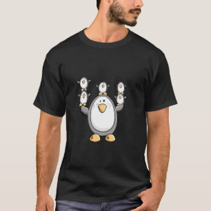 Arctic Penguin Family Cartoon Cute Winter Animal A T-Shirt