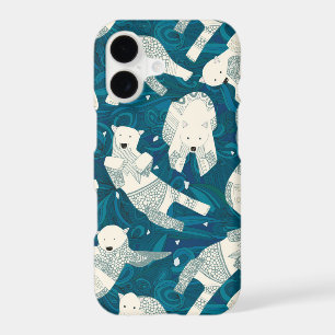 arctic polar bears blue