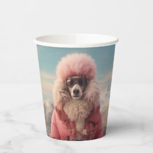 Arctic Poodle Paper Cups