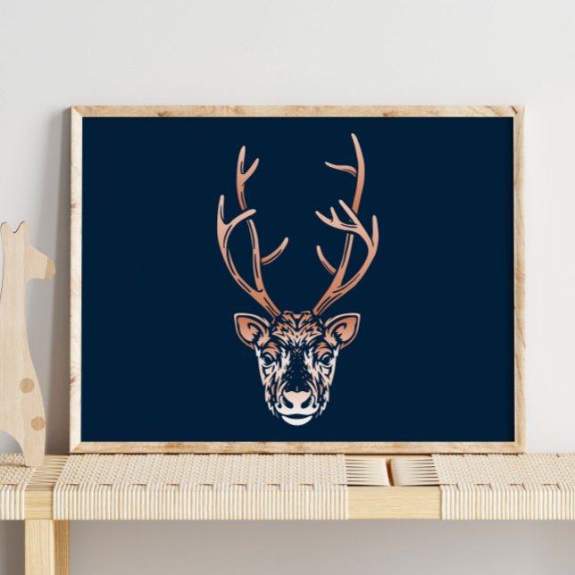 Arctic Reindeer | Reindeer Winter Wall Print (Creator Uploaded)