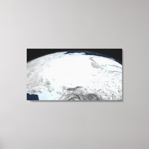 Arctic sea ice 2 canvas print