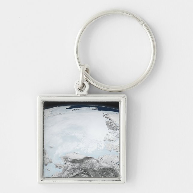 Arctic sea ice 2 key ring (Front)