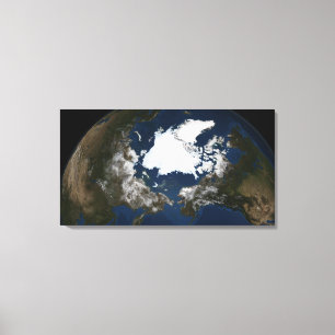 Arctic sea ice canvas print