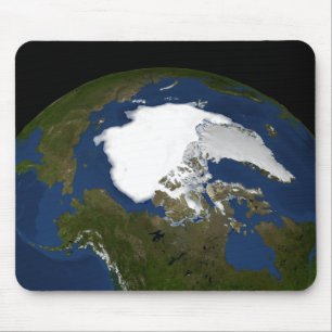 Arctic sea ice in 2005 mouse mat