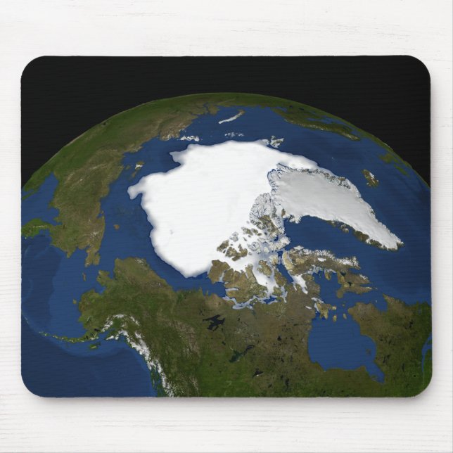 Arctic sea ice in 2005 mouse mat (Front)