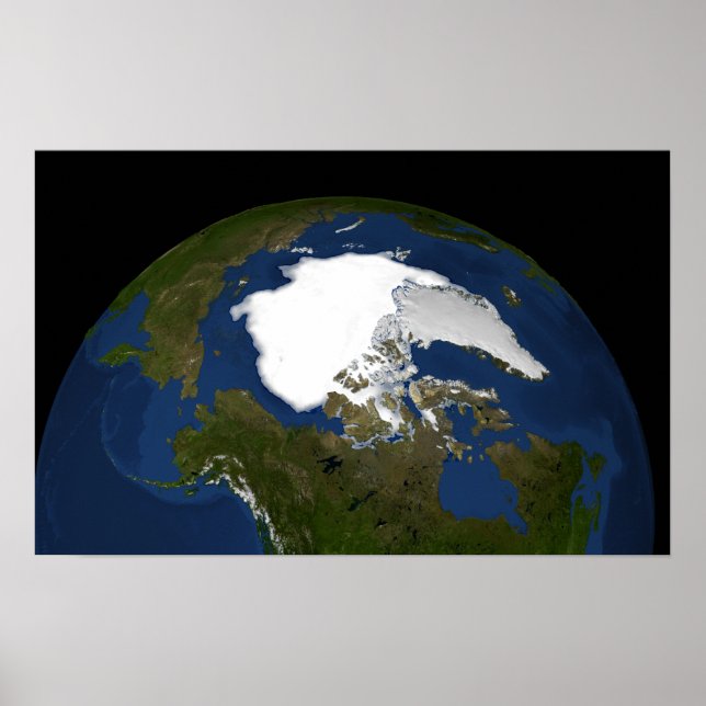 Arctic sea ice in 2005 poster (Front)