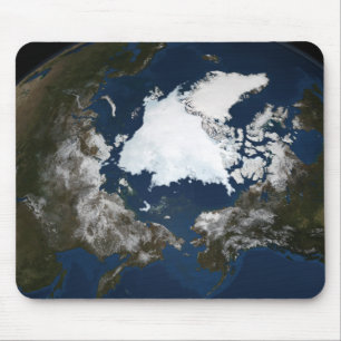 Arctic sea ice mouse mat