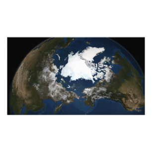 Arctic sea ice photo print