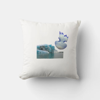 Arctic Serenity Pillow – Iceberg and Jellyfish Na