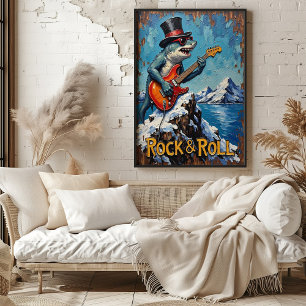 Arctic Siren's Rock Ballad Poster