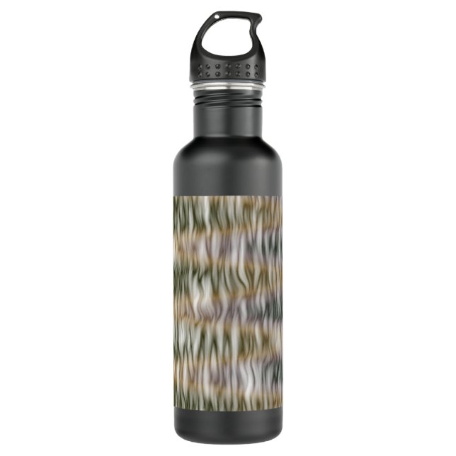 Arctic Snow Leopard Camo 710 Ml Water Bottle (Front)