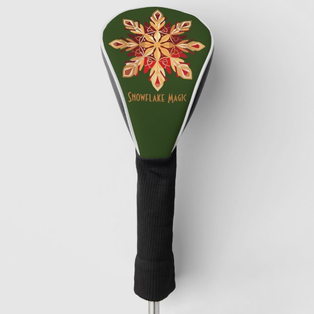 Arctic Sparkle Golf Head Cover (Front)