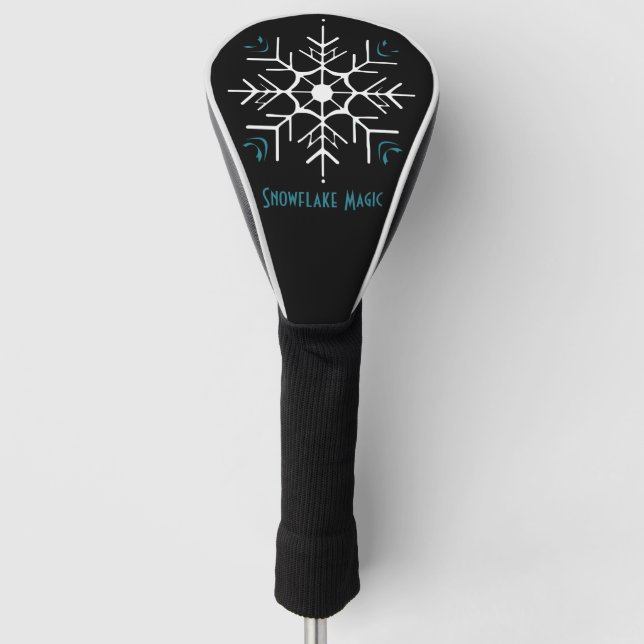 Arctic Sparkle Golf Head Cover (Front)