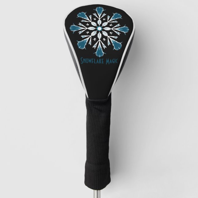 Arctic Sparkle Golf Head Cover (Front)
