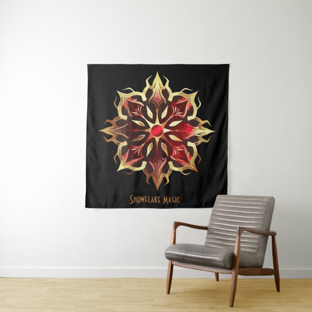 Arctic Sparkle Tapestry (In Situ)
