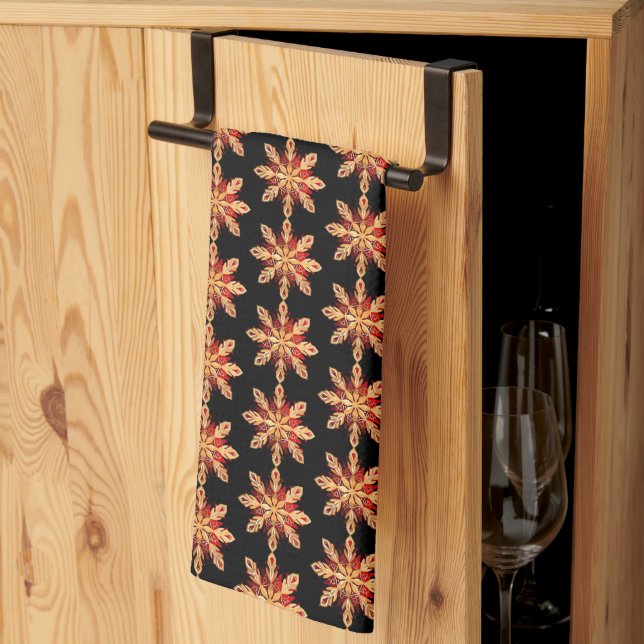 Arctic Sparkle Tea Towel (Thirds Fold)