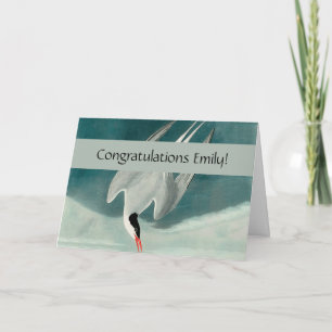 Arctic Tern Audubon Bird Wildlife Painting Card