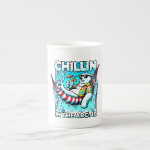 Arctic Vacation Bone China Mug