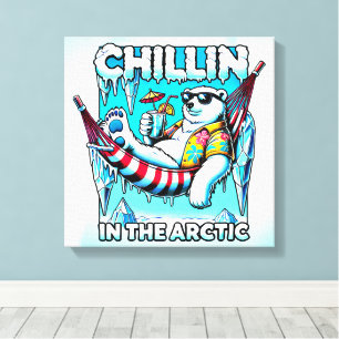 Arctic Vacation Canvas Print