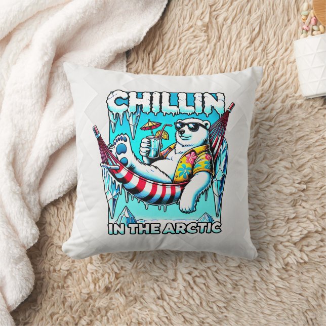 Arctic Vacation Cushion (Blanket)