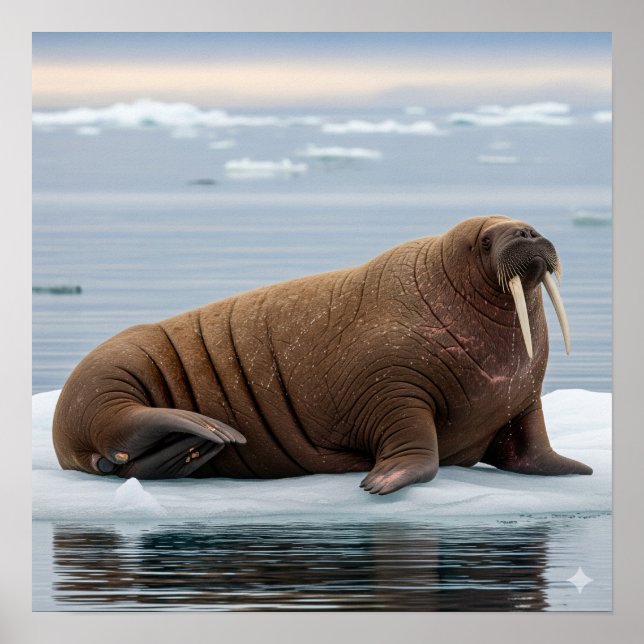 Arctic Walrus Poster (Front)