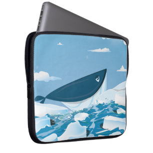 Arctic Whale Laptop Sleeve