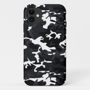 Arctic White Highlights Camo iPhone 11 Case