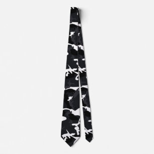 Arctic White Highlights Camo Tie
