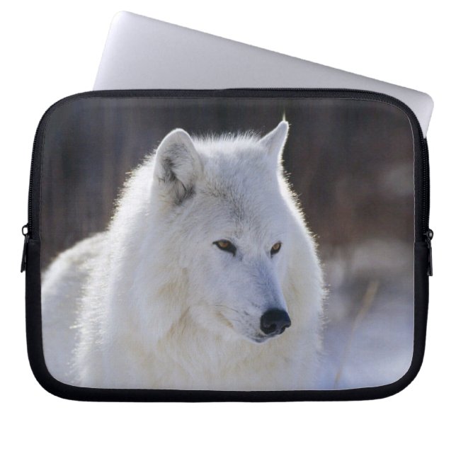 Arctic White Wolf Electronics Sleeve (Front)