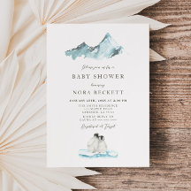 Arctic Winter Penguins Baby Shower