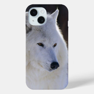 Arctic Wolf Face iPhone 15 Case