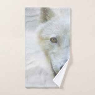 ARCTIC WOLF SNOW PIERCER HAND TOWEL