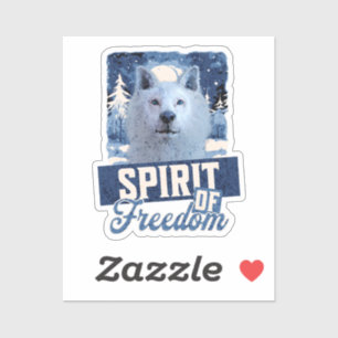 Arctic Wolf Spirit of Freedom Wildlife Design