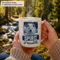 Arctic Wolf Spirit of Freedom Wildlife Design