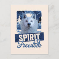 Arctic Wolf Spirit of Freedom Wildlife Design
