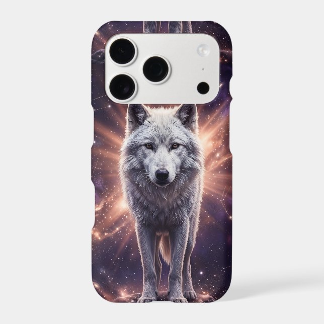 Arctic Wolf Universe iPhone 17 Case (Back)
