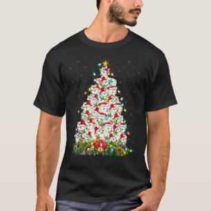 Arctic Wolf   Xmas Lights Arctic Wolf Christmas Tr T-Shirt