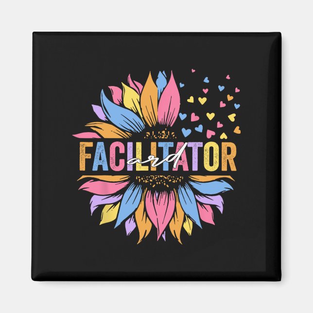Ard Facilitator Special Education Sunflower  Magnet (Front)