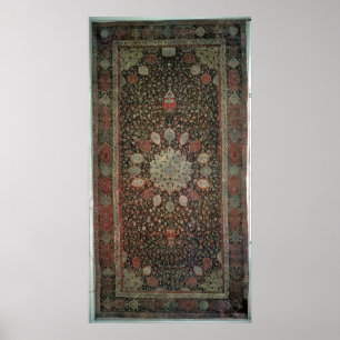 Ardabil carpet made for the mosque at Ardabil Poster