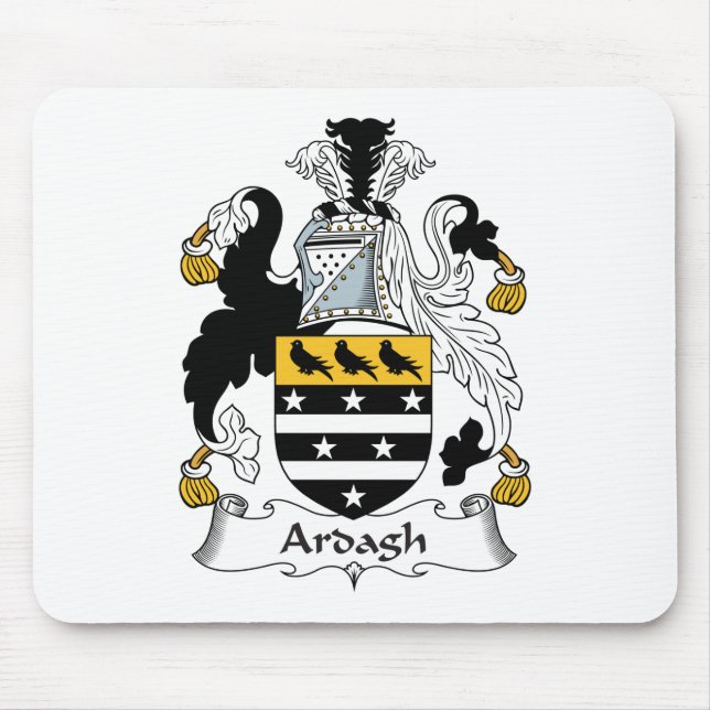 Ardagh Family Crest Mouse Mat (Front)