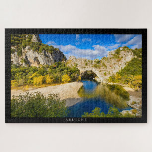 ARDECHE - Arche naturelle de Vallon-Pont-d'Arc Jigsaw Puzzle