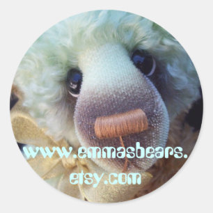 Ardelis bear classic round sticker