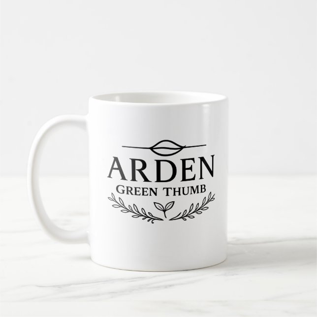 Arden Green Thumb Coffee Mug | Happy Roots (Left)