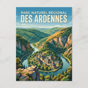 Ardennes Regional Natural Park France Postcard
