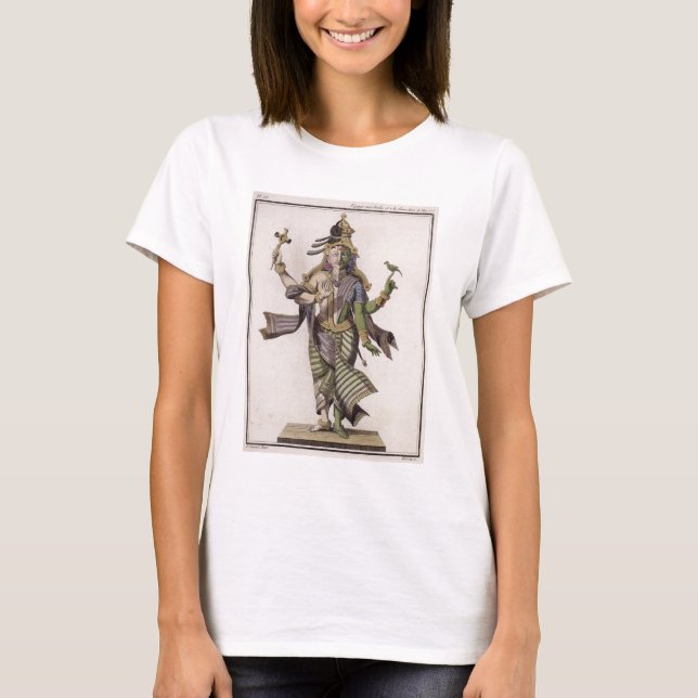 Ardhanarishvara, from 'Voyage aux Indes et a la Ch T-Shirt (Front)