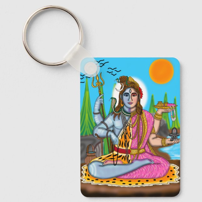Ardhanarishvara Keychain (Front)