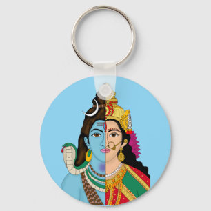 Ardhanarishwara Keychain